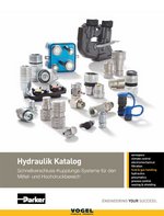 Parker Produkt Katalog Hydraulik Schnellverschluss Kupplungen