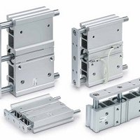 Kompaktzylinder mit Führung/Breite Ausführung, Serie MGPW