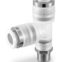 KPQY, T-Steckverbindung mit Anschlussgewinde